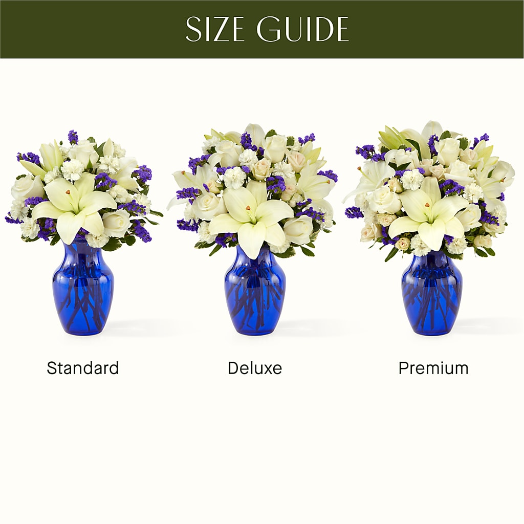 Sapphire Rush Bouquet – Gibney-sims Flowers, Hannibal MO