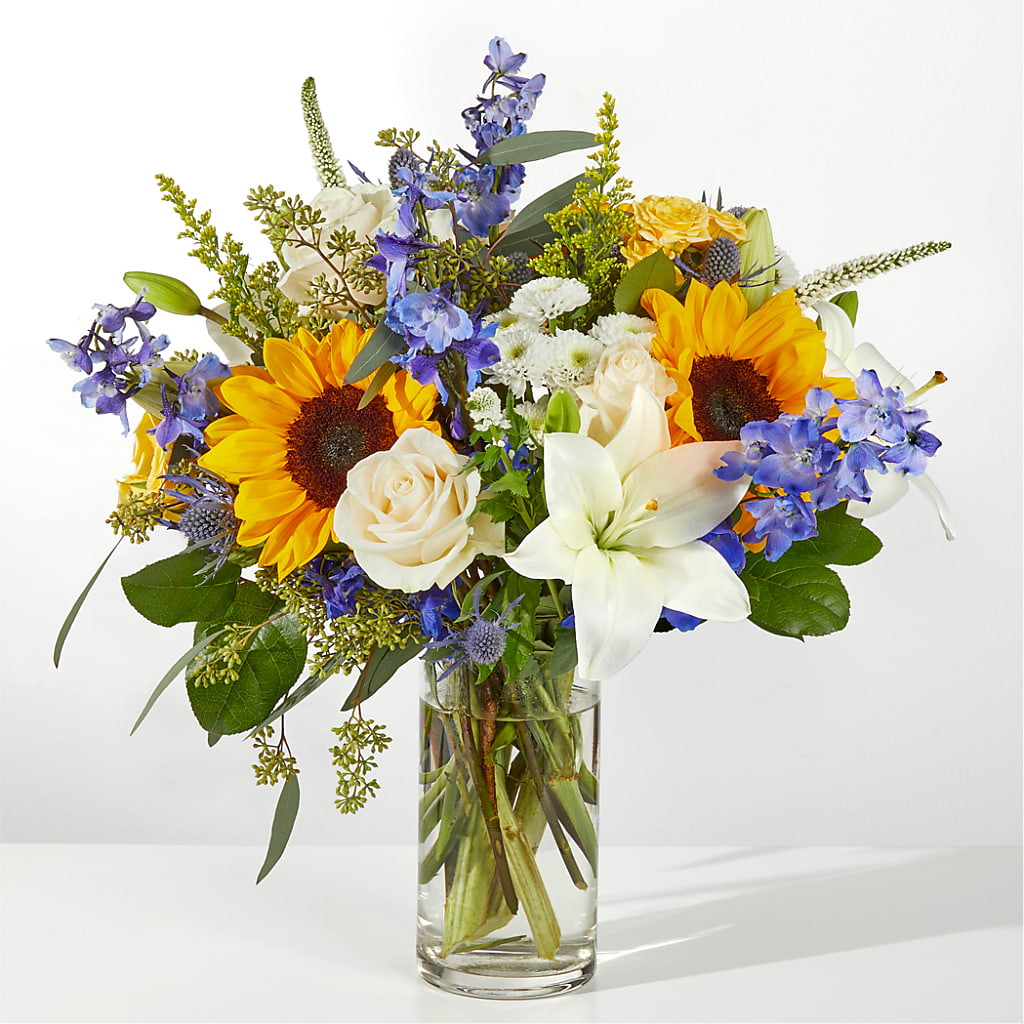Wonderfully Sunny Bouquet – Gibney-sims Flowers, Hannibal MO
