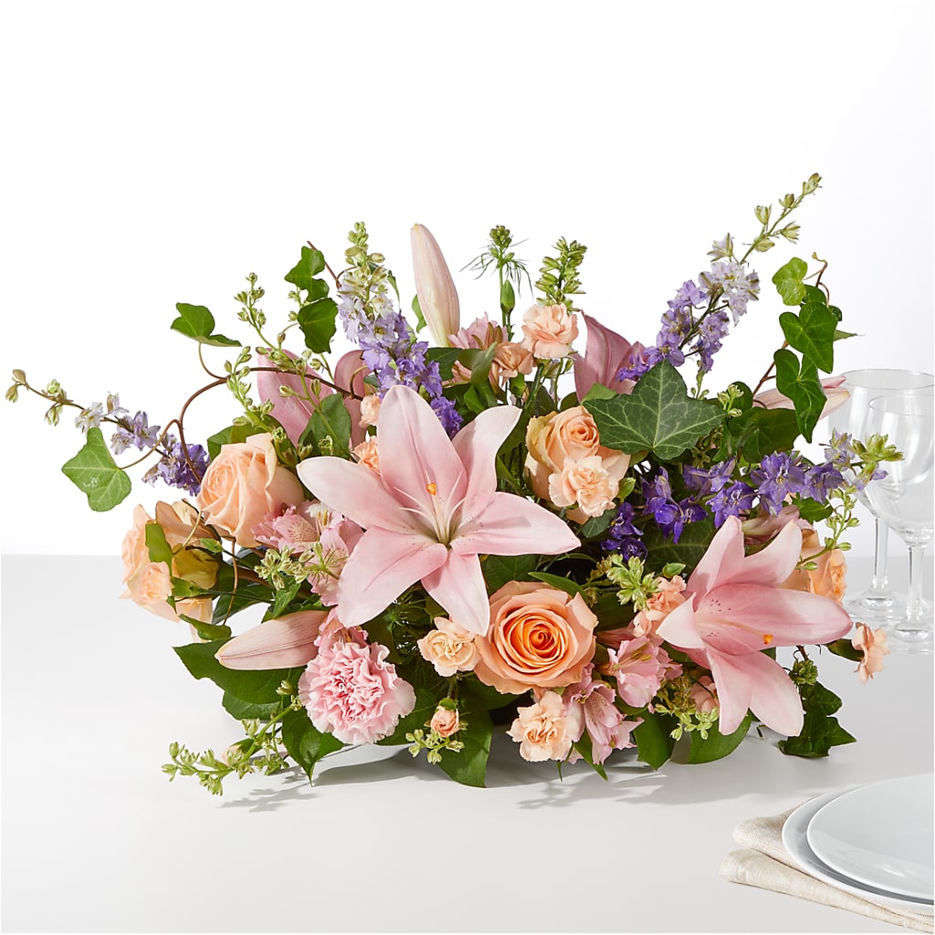 Blossom Time Centerpiece – Gibney-sims Flowers, Hannibal MO