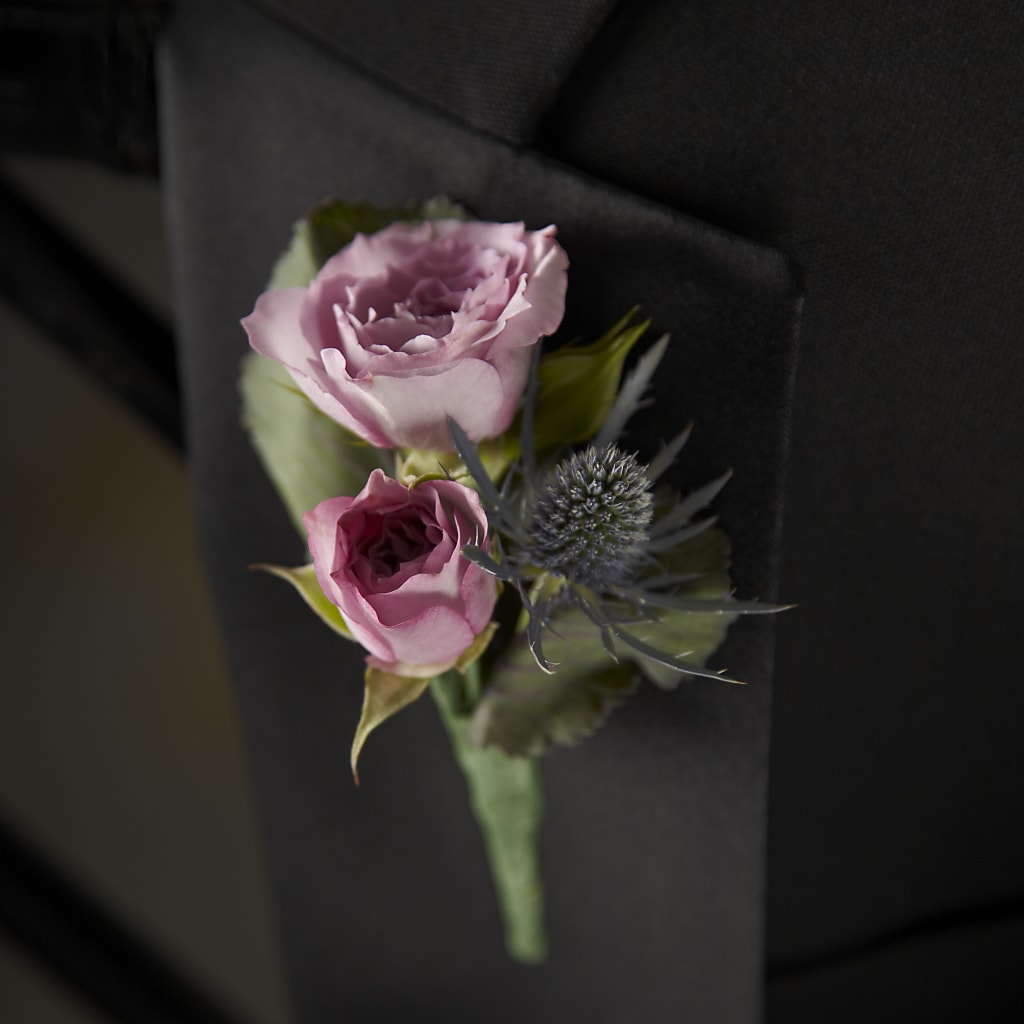 Veronica Boutonniere – Gibney-sims Flowers, Hannibal MO