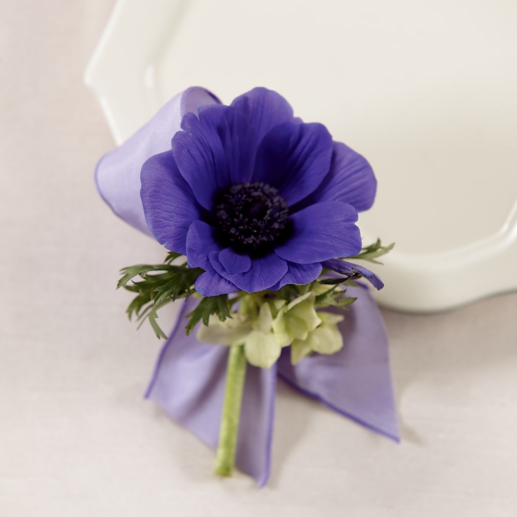 Purple Passion Boutonniere – Gibney-sims Flowers, Hannibal MO