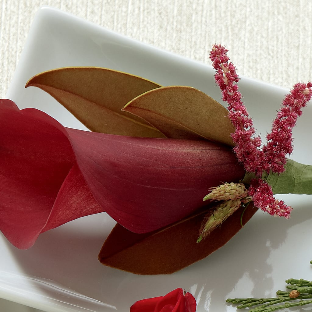 Red Calla Boutonniere – Gibney-sims Flowers, Hannibal MO