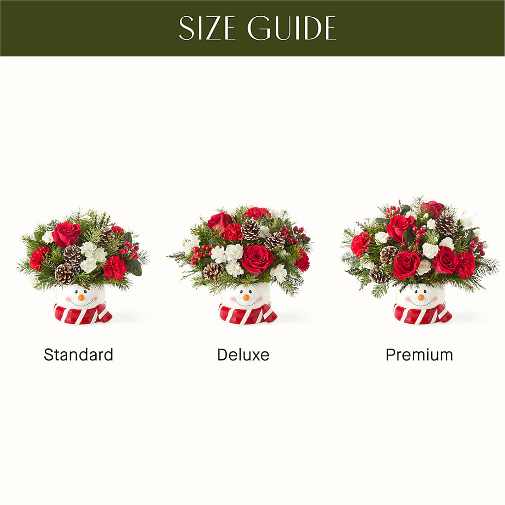 Jolly Snowman Bouquet –  Gibney-sims Flowers, Hannibal MO