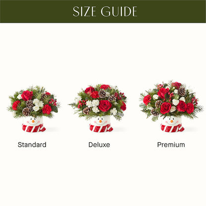 Jolly Snowman Bouquet –  Gibney-sims Flowers, Hannibal MO