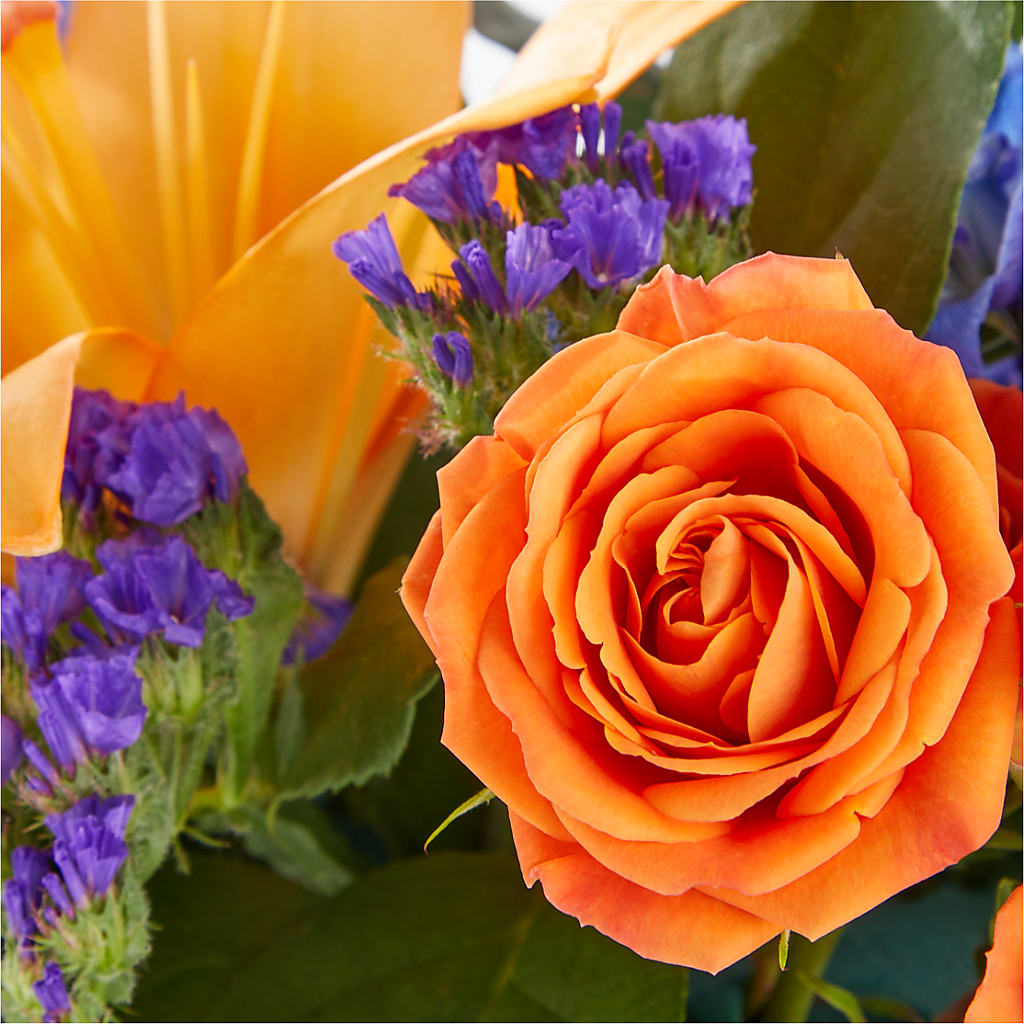 Radiant Citrus Box Bouquet –  Gibney-sims Flowers, Hannibal MO