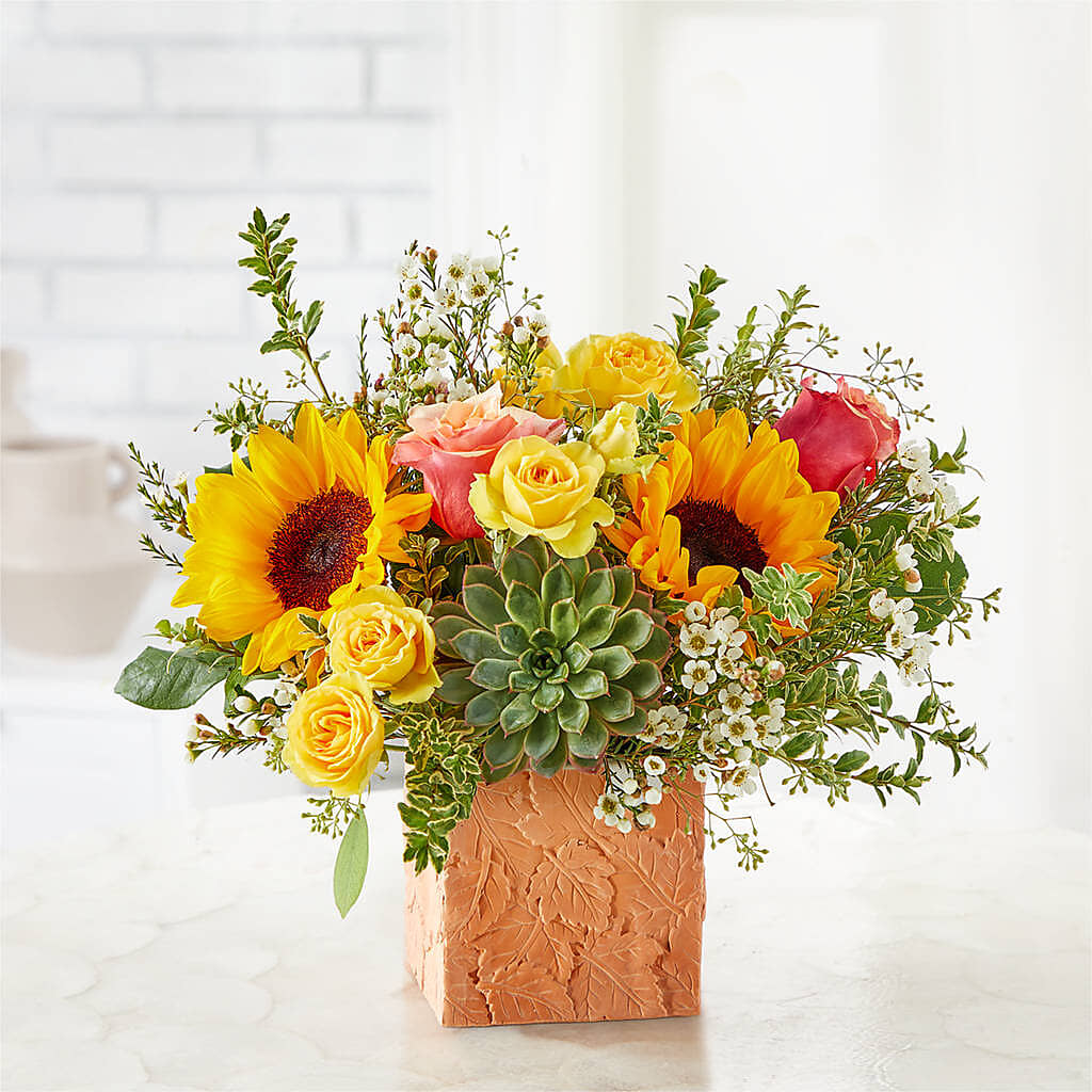 Sunflower Season Bouquet –  Gibney-sims Flowers, Hannibal MO