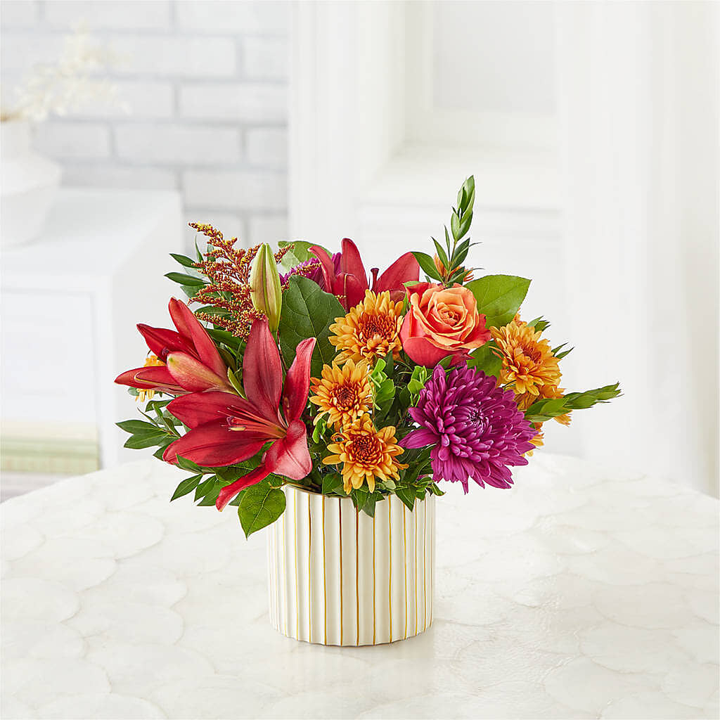 Burgundy Landscape Bouquet –  Gibney-sims Flowers, Hannibal MO