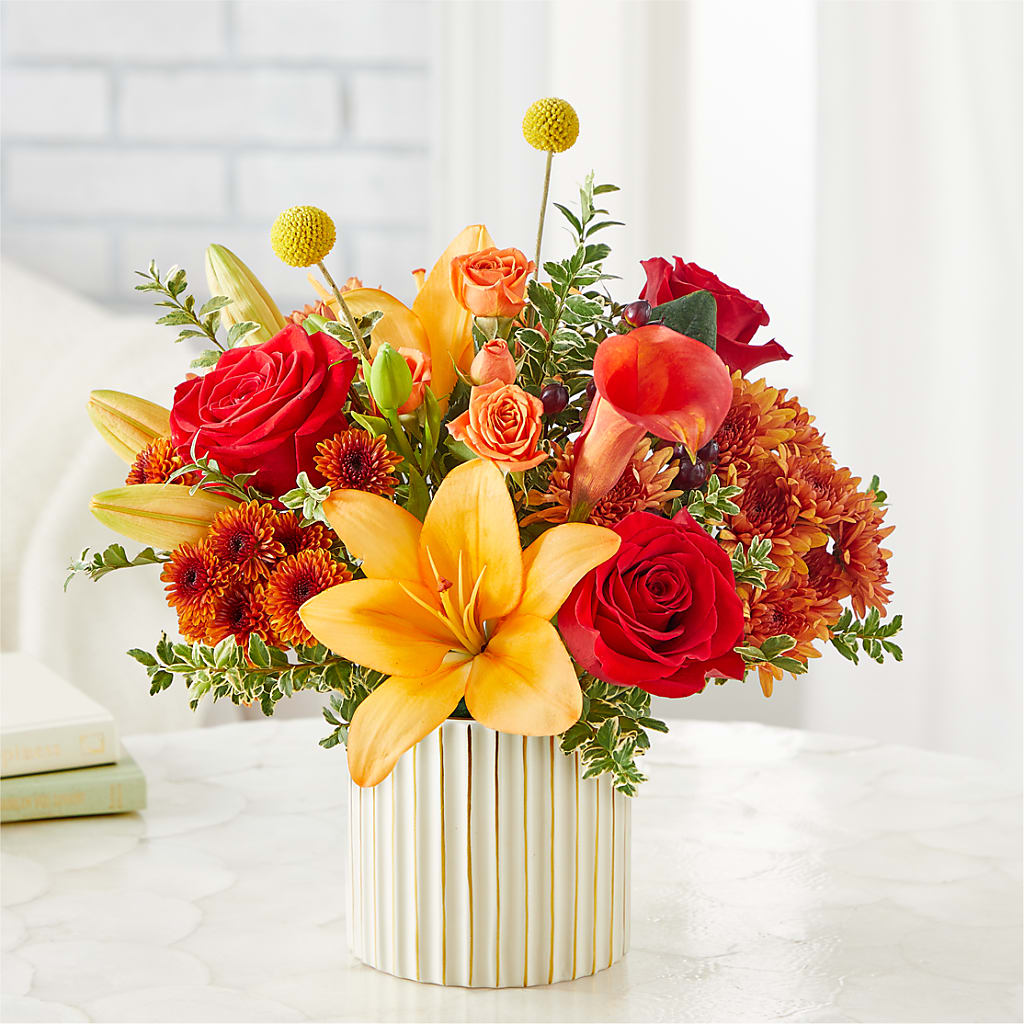 Scarlet Skies Bouquet –  Gibney-sims Flowers, Hannibal MO