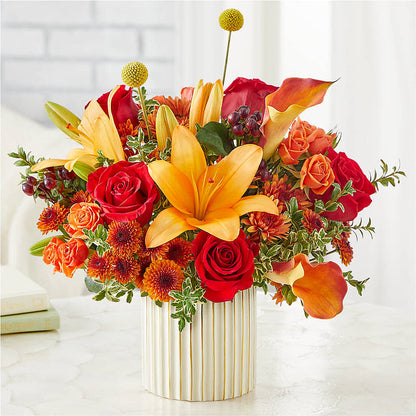 Scarlet Skies Bouquet –  Gibney-sims Flowers, Hannibal MO