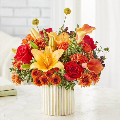 Scarlet Skies Bouquet –  Gibney-sims Flowers, Hannibal MO