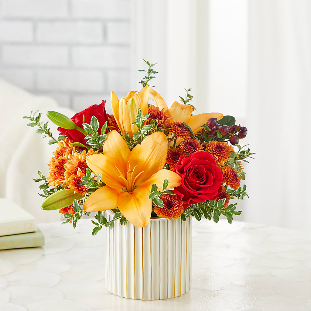 Scarlet Skies Bouquet –  Gibney-sims Flowers, Hannibal MO