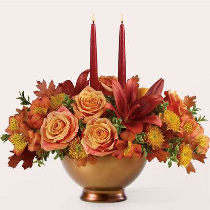 Harvest Table Centerpiece –  Gibney-sims Flowers, Hannibal MO