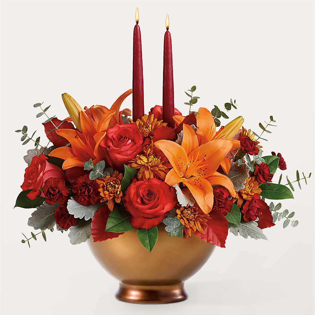 Fruits of Fall Centerpiece –  Gibney-sims Flowers, Hannibal MO
