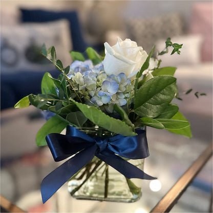 Sky Blue Delight Bouquet –  Gibney-sims Flowers, Hannibal MO