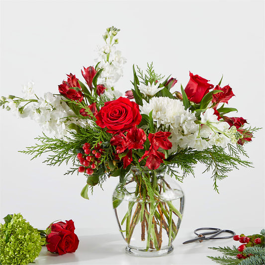 Merry Moment Bouquet – A Florist Original –  Gibney-sims Flowers, Hannibal MO