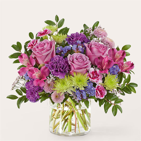 Glass Half Full Bouquet –  Gibney-sims Flowers, Hannibal MO