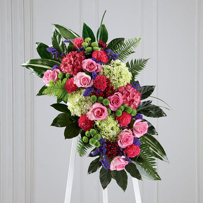 Refreshing Mix Standing Spray –  Gibney-sims Flowers, Hannibal MO