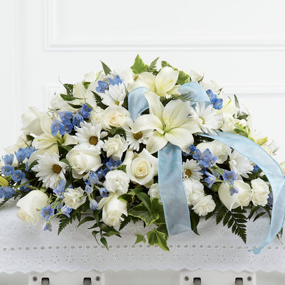 Tender Treasure Casket Spray –  Gibney-sims Flowers, Hannibal MO