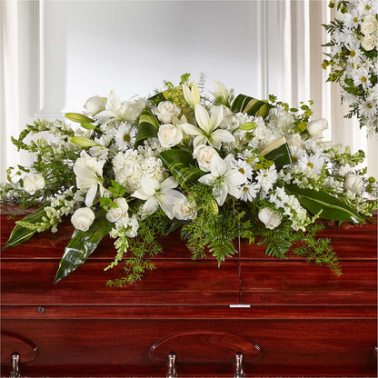 Abundance Casket Spray –  Gibney-sims Flowers, Hannibal MO