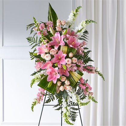 Elegant Embrace Standing Spray –  Gibney-sims Flowers, Hannibal MO