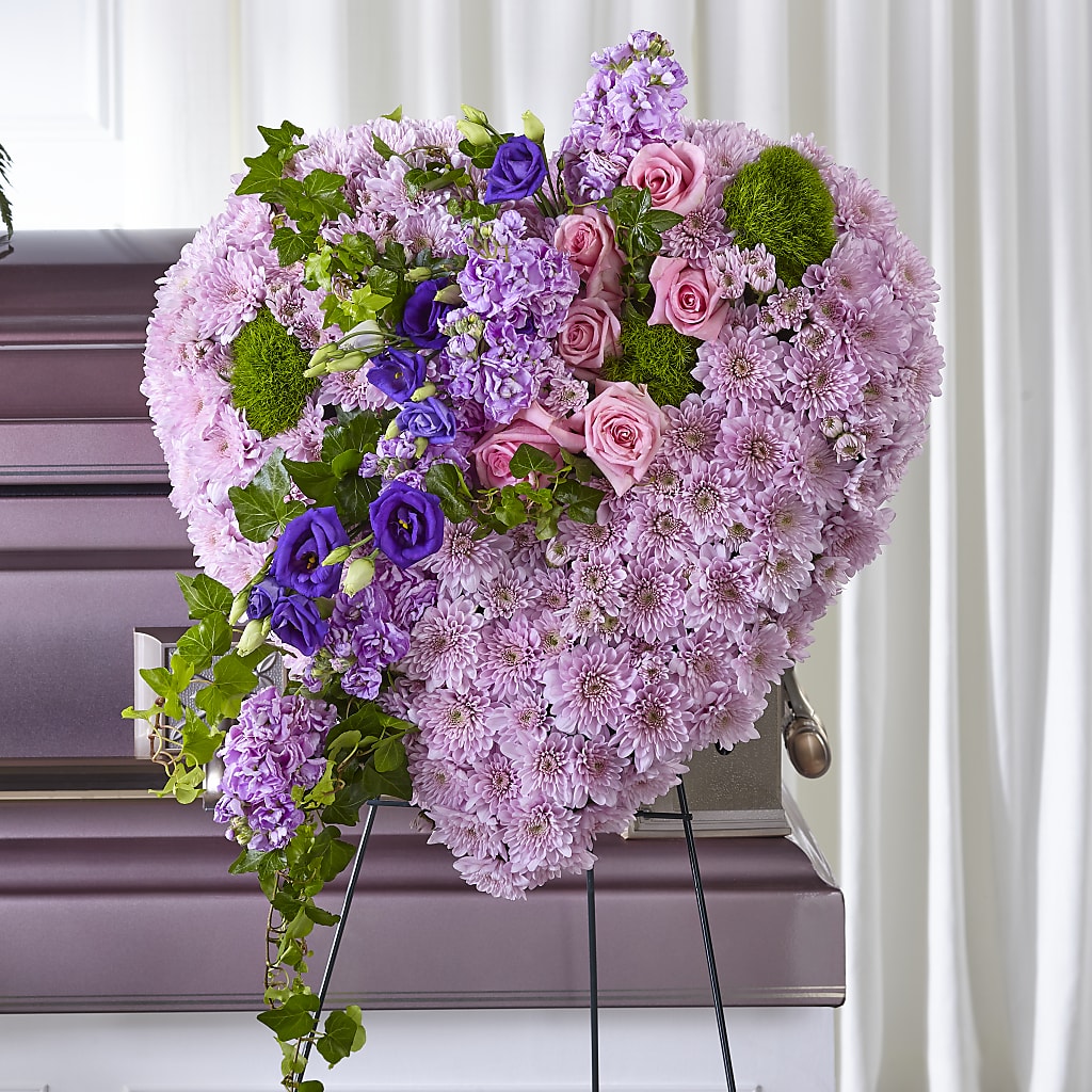 Treasured Love Standing Heart –  Gibney-sims Flowers, Hannibal MO