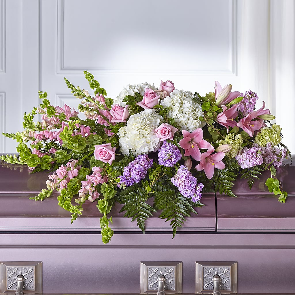 Life's Gratitude Casket Spray –  Gibney-sims Flowers, Hannibal MO