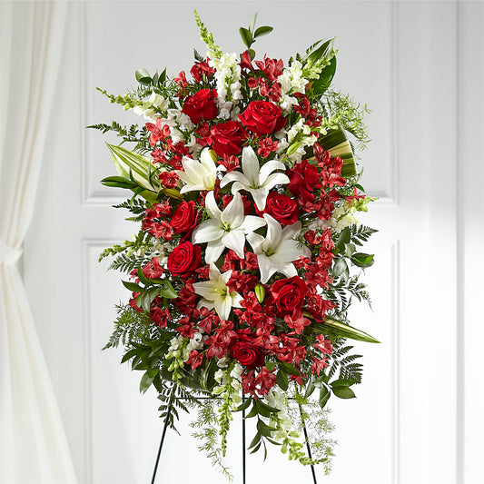 Everlasting Memory Standing Spray –  Gibney-sims Flowers, Hannibal MO