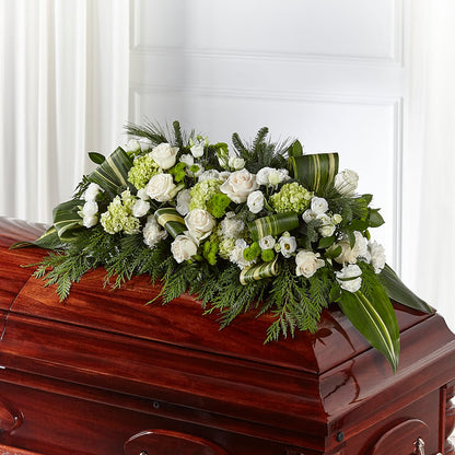Hopeful Gesture Casket Spray –  Gibney-sims Flowers, Hannibal MO