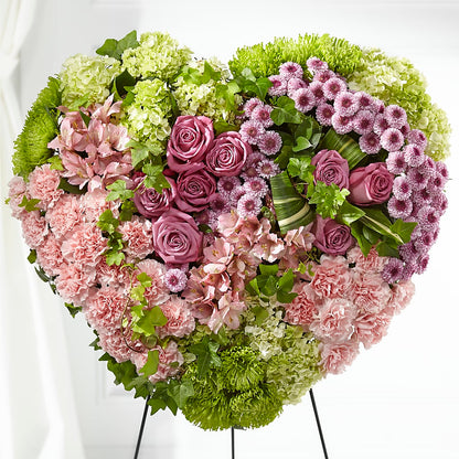 Heartwarming Standing Heart –  Gibney-sims Flowers, Hannibal MO