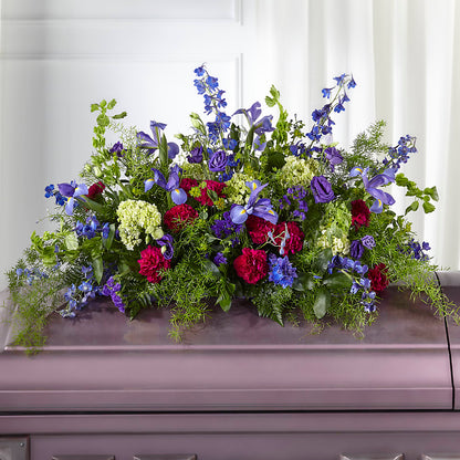 Always Treasured Casket Spray –  Gibney-sims Flowers, Hannibal MO