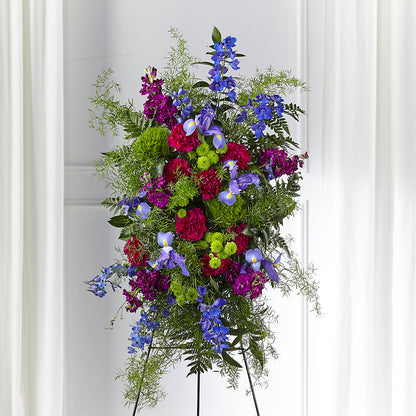 Heavenly Skies Standing Spray –  Gibney-sims Flowers, Hannibal MO