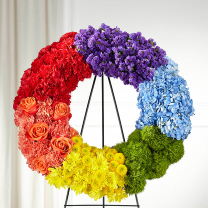 Circle of Love Wreath –  Gibney-sims Flowers, Hannibal MO