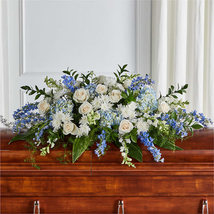 Timeless Essence Casket Spray –  Gibney-sims Flowers, Hannibal MO