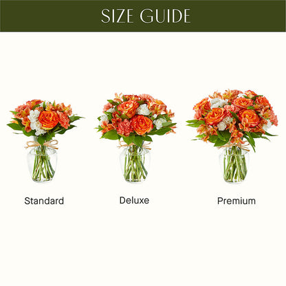 Apricot Glow Bouquet –  Gibney-sims Flowers, Hannibal MO