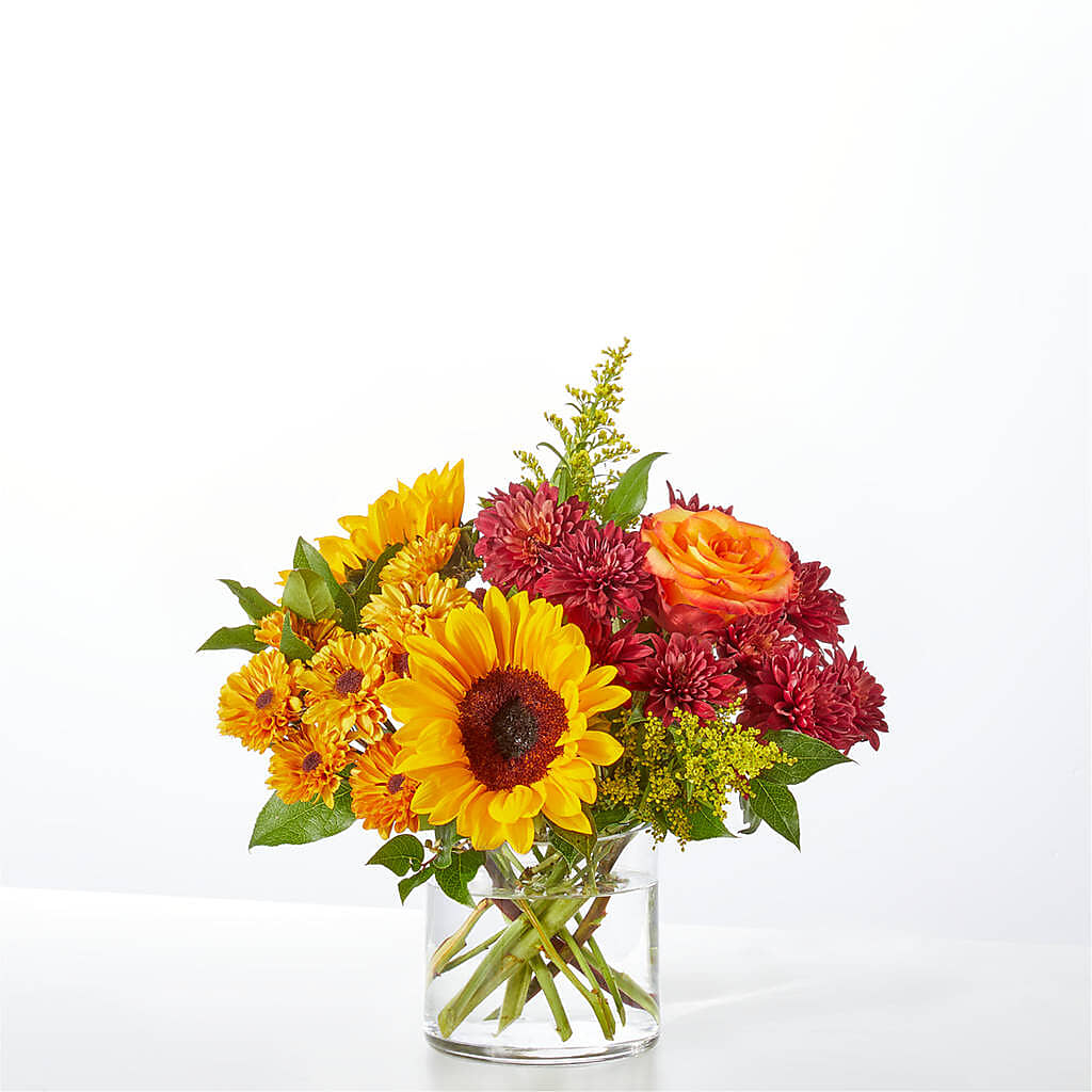 Flannel Scarf Bouquet –  Gibney-sims Flowers, Hannibal MO