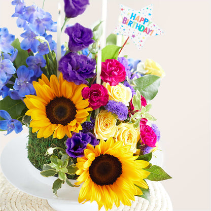 Star of the Day Floral Cake –  Gibney-sims Flowers, Hannibal MO