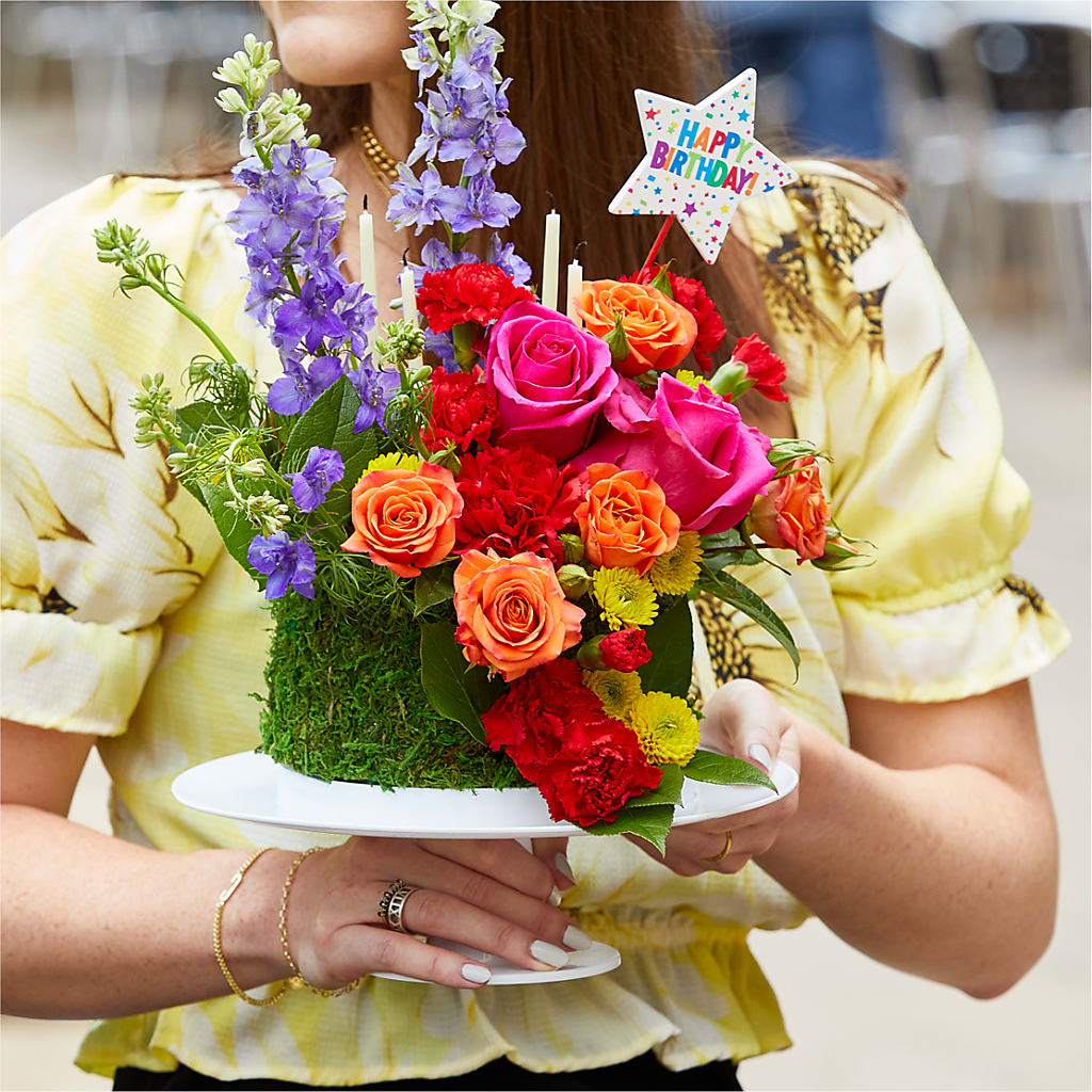 Best Year Yet Floral Cake –  Gibney-sims Flowers, Hannibal MO