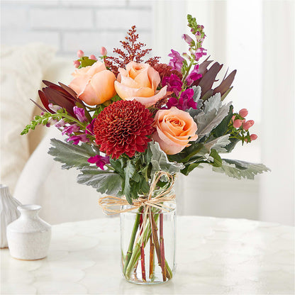 Moody Hues Bouquet –  Gibney-sims Flowers, Hannibal MO