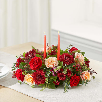 Most Thankful Centerpiece –  Gibney-sims Flowers, Hannibal MO
