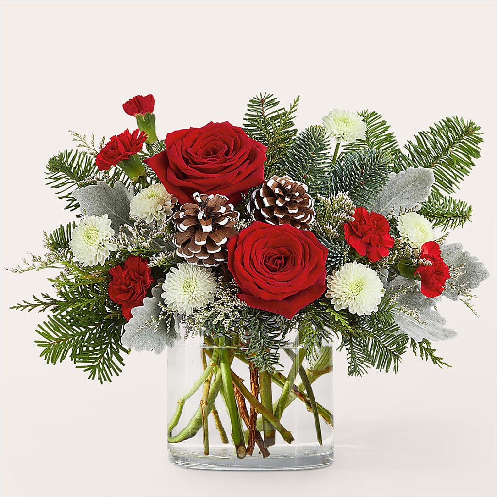 Yule Cheer Bouquet –  Gibney-sims Flowers, Hannibal MO