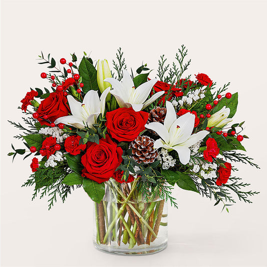 Best in Snow Bouquet –  Gibney-sims Flowers, Hannibal MO