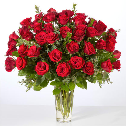 Forever Yours Fifty Stem Red Rose Bouquet –  Gibney-sims Flowers, Hannibal MO