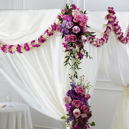 Color & Light Chuppah Decor –  Gibney-sims Flowers, Hannibal MO